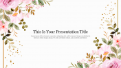 Floral Google Slides and PowerPoint Template presentation
