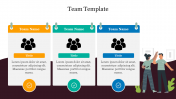 Best Team Template PowerPoint Slide For Presentation