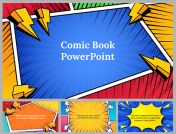 Comic Book Background PowerPoint And Google Slides