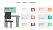 Editable Back To School Download PPT Presentation Slide