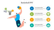 Amazing Basketball PPT Presentation Slide 