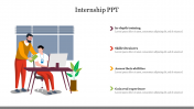 Creative Internship PPT Presentation Slide