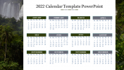 Creative 2022 Calendar Template PowerPoint Presentation
