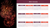 Creative PowerPoint Monthly Calendar Presentation Template 