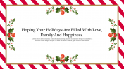 Best Christmas Theme PowerPoint Template For Slides
