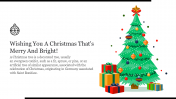 Best Christmas Tree PowerPoint Template For Slides 
