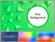 Effective Poly Background PowerPoint And Google Slides