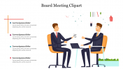 Editable Board Meeting Clipart Presentation Template