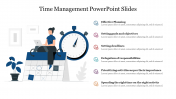 Editable Time Management PowerPoint Slides - Six Nodes