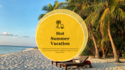 Editable Summer Vacation Presentation Slide PowerPoint