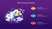Editable SEO Strategy Template Presentation Slide 