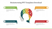 Editable Brainstorming PPT Templates Download Slide 