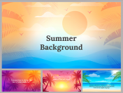 Summer Background PowerPoint And Google Slides Templates