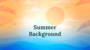 Summer Background PowerPoint And Google Slides Templates
