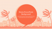 Creative Storm PowerPoint Background Template Slide