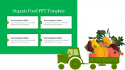 Attractive Organic Food PowerPoint Presentation Slide