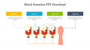Best Blood Donation PPT Free Download Template Slide