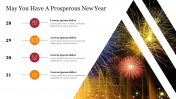 Happy New Year PowerPoint Animation Template & Google Slides
