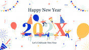 Innovative New Year PPT Templates Free Download Slide 