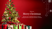 Editable Christmas PPT Background Free Template