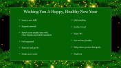 Amazing New Year Resolution Format Presentation Slide 