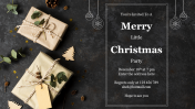 Christmas Invitation PPT Template Free & Google Slides