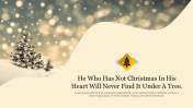 Editable Cute Christmas Backgrounds PowerPoint Template 