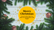 Amazing Christmas Template Background PowerPoint Slide 