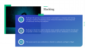 Editable Hacking PPT PowerPoint Template Slide 