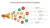 Editable Creative Market Social Media Templates For Slides 