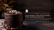 Innovative Birthday Cake PPT Presentation Template