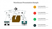 Creative Warehouse Presentation Sample Template Slide 