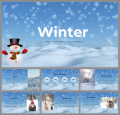 Winter PowerPoint and Google Slides Themes for Presentation