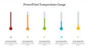 Editable PowerPoint Temperature Gauge Presentation 
