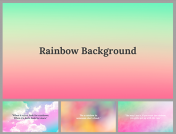 Soft Rainbow Background PowerPoint And Google Slides