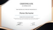 Formal Certificate Template PPT Presentation & Google Slides