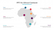 Effective PPT On African Continent Map Presentation Slide 