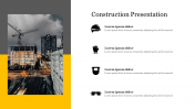 Amazing Construction Presentation PPT Template Slide 