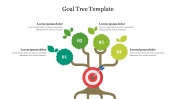 Goal Tree PowerPoint Presentation Template and Google Slides