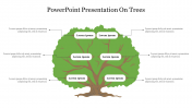 Creative PowerPoint Presentation On Trees Theme Slide