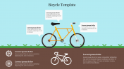 Amazing Bicycle Template PowerPoint Presentation Slide