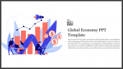 Editable Global Economy PPT Template Slide 