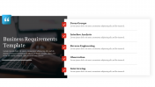 Best Business Requirements Template Presentation Slide 