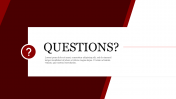 Effective PPT Any Questions Presentation Template Slide