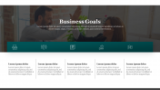 Effective Business Goals PPT Presentation Template 