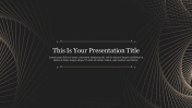 Creative PowerPoint Black Background Templates Slide