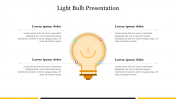 Creative Light Bulb Presentation PowerPoint Template