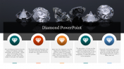 Shining Diamond PowerPoint Presentation Template Slide