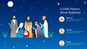 Epiphany Wise Men PPT Background Template and Google Slides