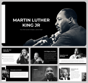 Martin Luther King Jr PowerPoint  And Google Slides Themes